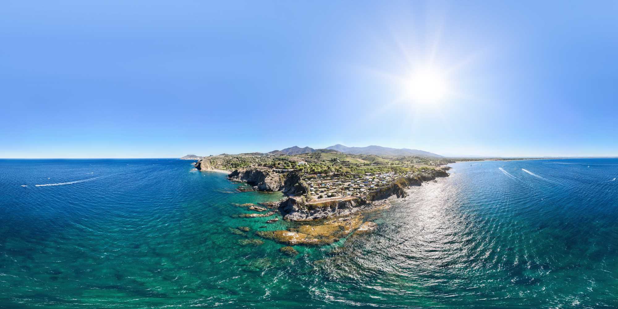 Les Criques de Porteils: 5 Sterren Camping Argelès sur Mer / Collioure
